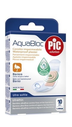 PIC AQUABLOC 10 CEROTTI IMPERMEABILI 25X72 MM - maxifarmacia.it
