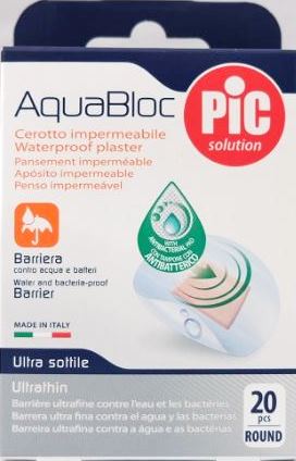 PIC AQUABLOC 20 CEROTTI ROTONDI IMPERMEABILI DIAMETRO 22 5MM  - maxifarmacia.it
