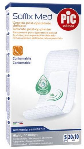 PIC SOFFIX MED 5 CEROTTI IN TNT 10X20 CM - maxifarmacia.it