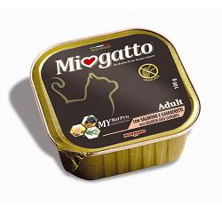 MIOGATTO ADULT SALMONE/GAMBERETTI GRAIN FREE 100 G - maxifarmacia.it
