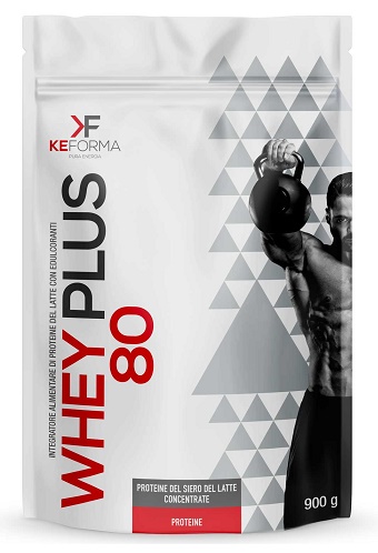 WHEY PLUS 80 FRAGOLA BUSTA 900 G - maxifarmacia.it