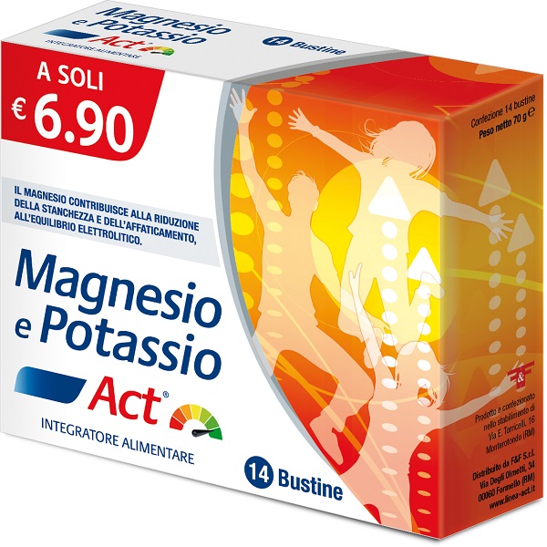 MAGNESIO E POTASSIO ACT 14 BUSTINE - maxifarmacia.it