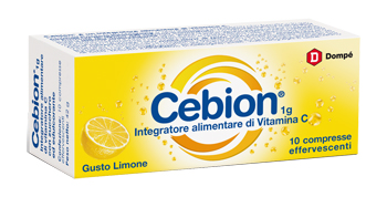CEBION VITAMINA C GUSTO LIMONE DA 10 COMPRESSE EFFERVESCENTI - maxifarmacia.it