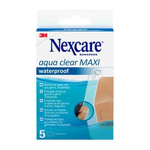 CEROTTO NEXCARE AQUA 360 60X89 MAXI 5 PEZZI - maxifarmacia.it