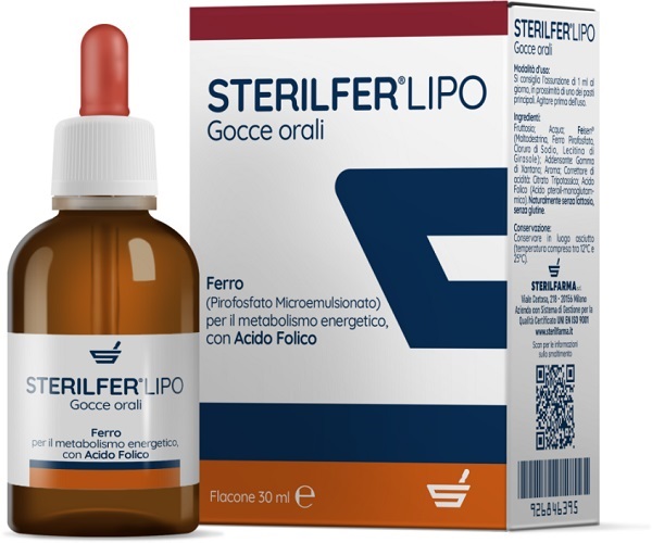 STERILFER LIPO GOCCE 30 ML - maxifarmacia.it