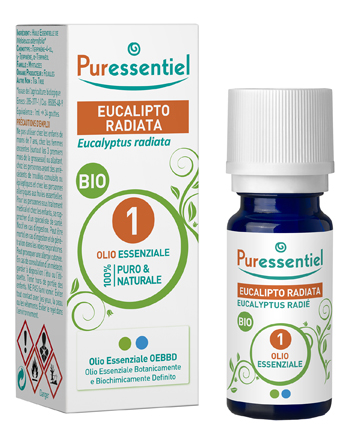 PURESSENTIEL EUCALIPTO RADIATA OLIO ESSENZIALE BIO 10 ML - maxifarmacia.it