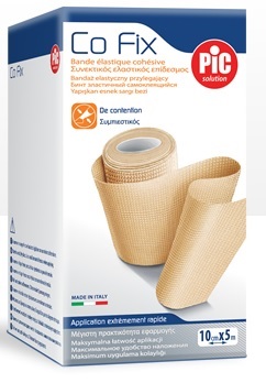 BENDA ELASTICA PIC CO FIX AUTOADESIVA 10X5CM MEDIUM ASTUCCIO - maxifarmacia.it