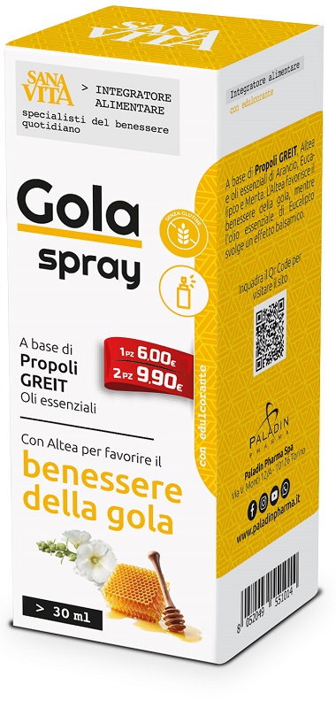 SANAVITA GOLA SPRAY 30 ML - maxifarmacia.it