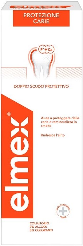 ELMEX PROTEZIONE CARIE COLLUTORIO FLUORURO AMMINICO 400 ML - maxifarmacia.it