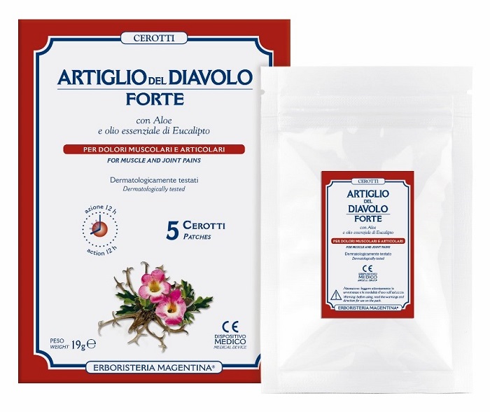 ARTIGLIO DEL DIAVOLO FORTE CEROTTO 5 PEZZI - maxifarmacia.it