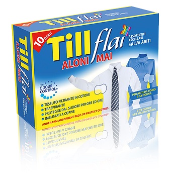 TILL FLAI ASSORBENTI ASCELLARI NUOVO ADESIVO 10 PEZZI - maxifarmacia.it