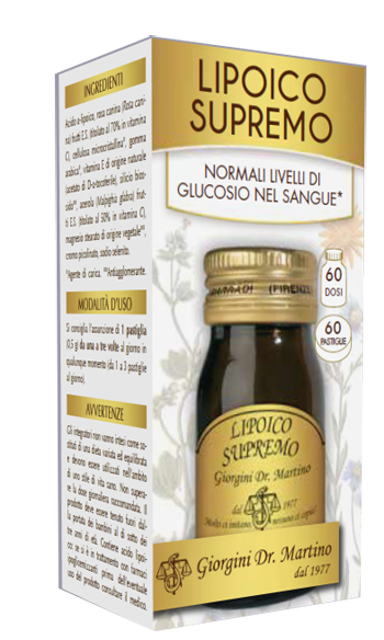 LIPOICO SUPREMO 60 PASTIGLIE - maxifarmacia.it