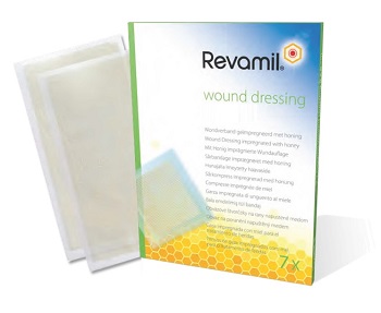 REVAMIL GARZE IMBEVUTE DI MIELE 10X10 CM 10 PEZZI - maxifarmacia.it