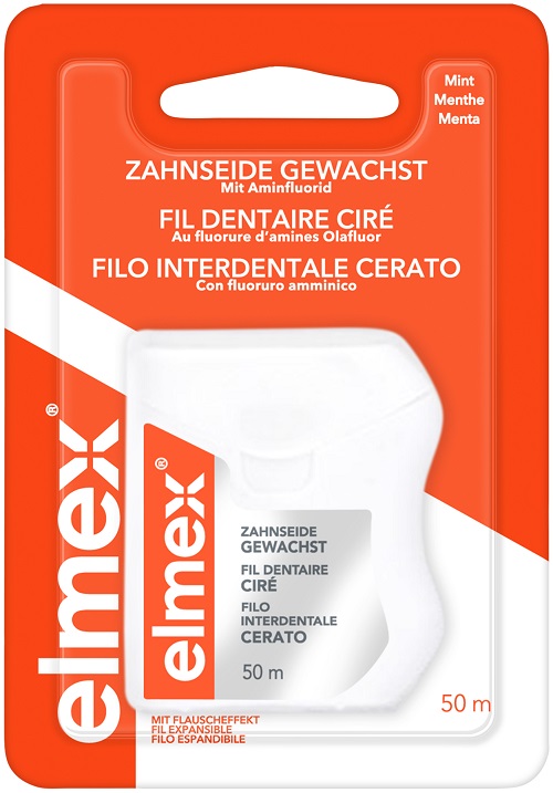 ELMEX FILO INTERDENTALE CERATO 50 METRI - maxifarmacia.it