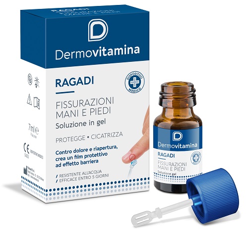 DERMOVITAMINA RAGADI e FESSURAZIONI GEL MANI E PIEDI 7ml - maxifarmacia.it