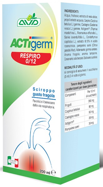 ACTIGERM RESPIRO 0-12 200 ML - maxifarmacia.it