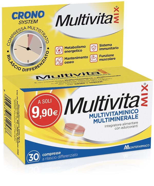 MULTIVITAMIX CRONO 30 COMPRESSE - maxifarmacia.it
