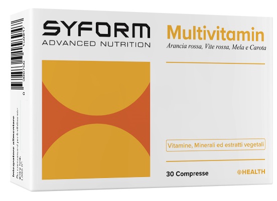 MULTIVITAMIN 30 COMPRESSE NUOVA CONFEZIONE SENZA GLUTINE NATURALMENTE PRIVO DI LATTOSIO - maxifarmacia.it
