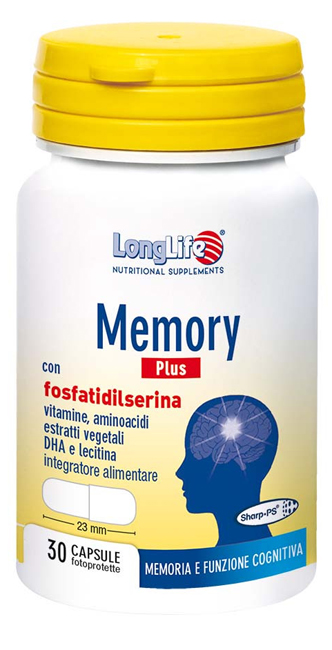 LONGLIFE MEMORY PLUS 30 CAPSULE FOTOPROTETTE - maxifarmacia.it