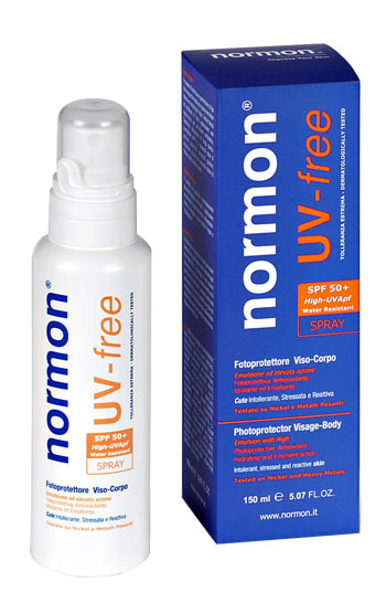 NORMON UV FREE SPRAY VISO CORPO 150 ML - maxifarmacia.it