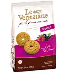 LE VENEZIANE BISCOTTI FRUTTI DI BOSCO 250 G - maxifarmacia.it