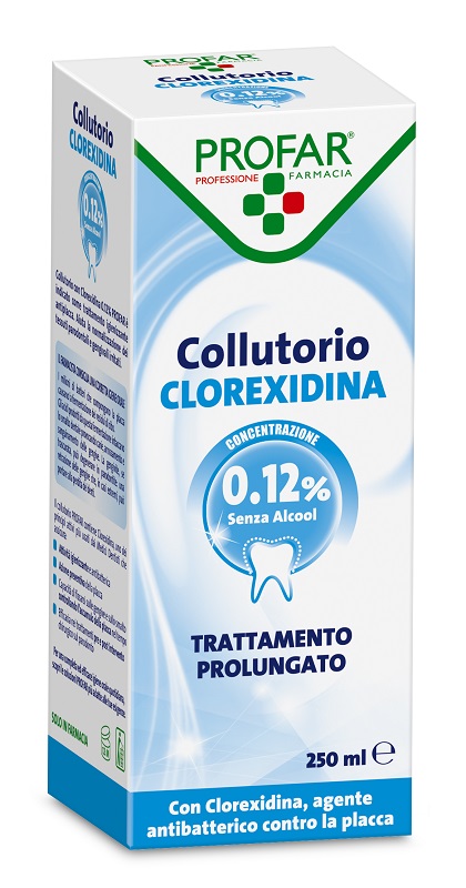 COLLUTORIO CLOREXIDINA 0,12% 250 ML PROFAR - maxifarmacia.it