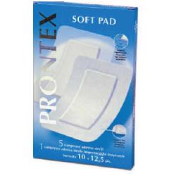 GARZA COMPRESSA PRONTEX SOFT PAD 10X12,5 6 PEZZI (5 TNT + 1 IMPERMEABILE AQUA PAD) - maxifarmacia.it