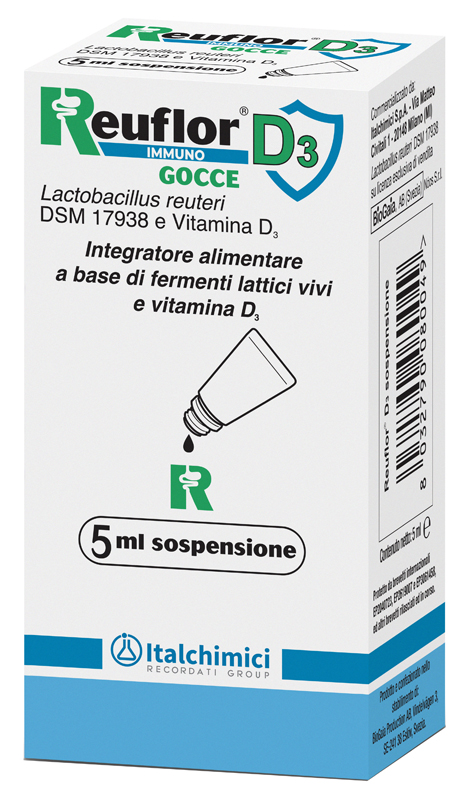 REUFLOR D3 GOCCE 5 ML - maxifarmacia.it