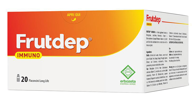 FRUTDEP IMMUNO 20 FLACONCINI 10 ML - maxifarmacia.it