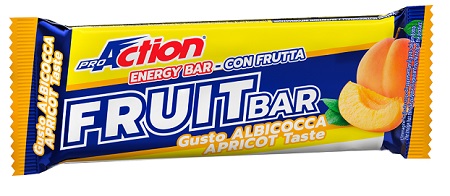 PROACTION FRUIT BAR BARRETTA ENERGETICA ALL'ALBICOCCA 40 G - maxifarmacia.it