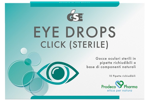 GSE EYE DROPS CLICK GOCCE OCULARI 10 PIPETTE 0,5 ML - maxifarmacia.it