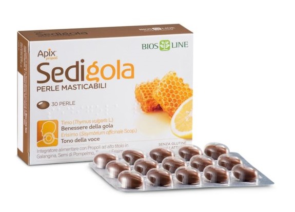 SEDIGOLA PERLE MASTICABILI 30 PERLE - maxifarmacia.it