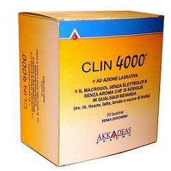 CLIN 4000 LASSATIVO 30 BUSTINE MONOUSO 10 G SENZA ZUCCHERO - maxifarmacia.it