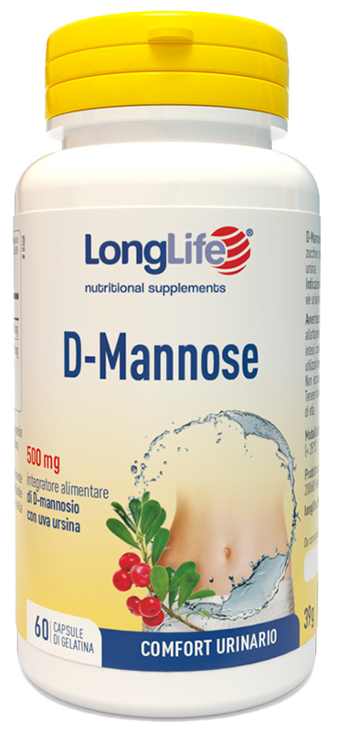 LONGLIFE D-MANNOSE 60 CAPSULE - maxifarmacia.it