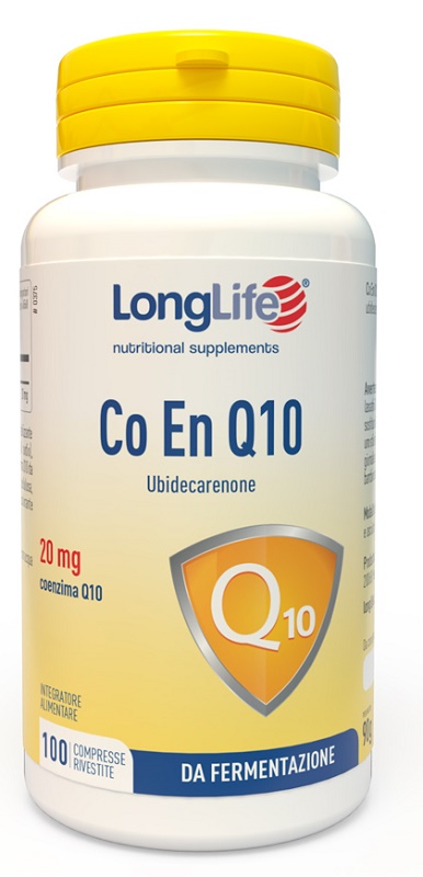 LONGLIFE CO EN Q10 20MG 100 COMPRESSE RIVESTITE - maxifarmacia.it