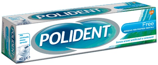 POLIDENT FREE ADESIVO PER PROTESI DENTARIA 40 G - maxifarmacia.it