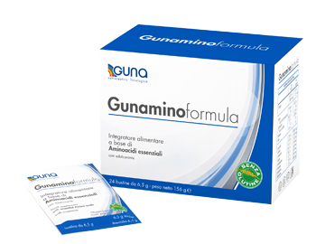 GUNAMINOFORMULA 24 BUSTINE 156 G - maxifarmacia.it