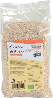 CRUSCA DI AVENA BIO 750 G - maxifarmacia.it