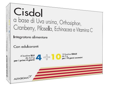 CISDOL 4 BUSTINE BLU DA 4,5 G + 10 BUSTINE GIALLE DA 3 G - maxifarmacia.it