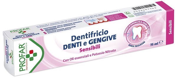 DENTIFRICIO DENTI E GENGIVE SENSIBILI 75 ML PROFAR - maxifarmacia.it
