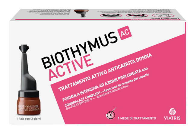 BIOTHYMUS AC ACTIVE TRATTAMENTO ATTIVO ANTICADUTA DONNA 10 FIALE - maxifarmacia.it