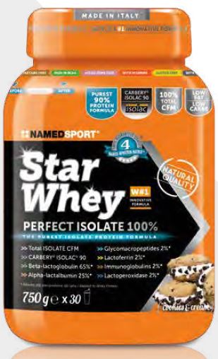 STAR WHEY COOKIES & CREAM 750 G - maxifarmacia.it