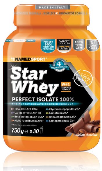 STAR WHEY SUBLIME CHOCOLATE 750 G - maxifarmacia.it