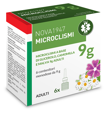 NOVA1947 MICROCLISMI 9G ADULTI 6 CONTENITORI MONODOSE - maxifarmacia.it