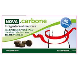 NOVA CARBONE VEGETALE 40 COMPRESSE - maxifarmacia.it