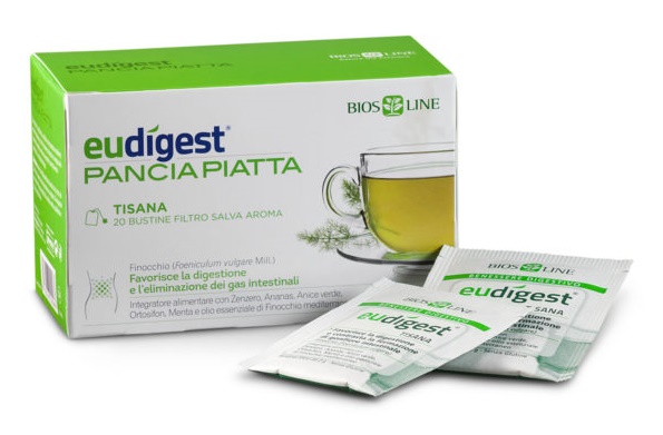BIOSLINE EUDIGEST TISANA DOPOPASTO 20 BUSTE 40 G - maxifarmacia.it