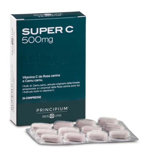 PRINCIPIUM SUPER C 500 24 COMPRESSE 24,2 G - maxifarmacia.it