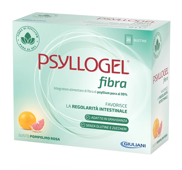 PSYLLOGEL FIBRA POMPELMO ROSA 20 BUSTINE - maxifarmacia.it