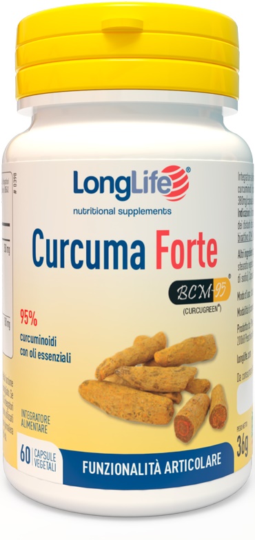 LONGLIFE CURCUMA FORTE 60 CAPSULE VEGETALI - maxifarmacia.it