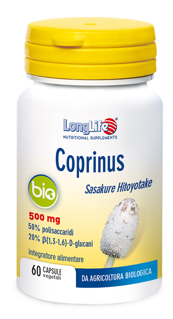 LONGLIFE COPRINUS BIO 60 CAPSULE - maxifarmacia.it
